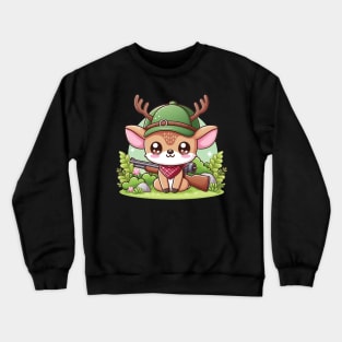 Cute Deer Hunter Crewneck Sweatshirt
